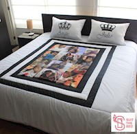 Combo edredón fotográfico + dos almohadas personalizadas - Suit The Bed